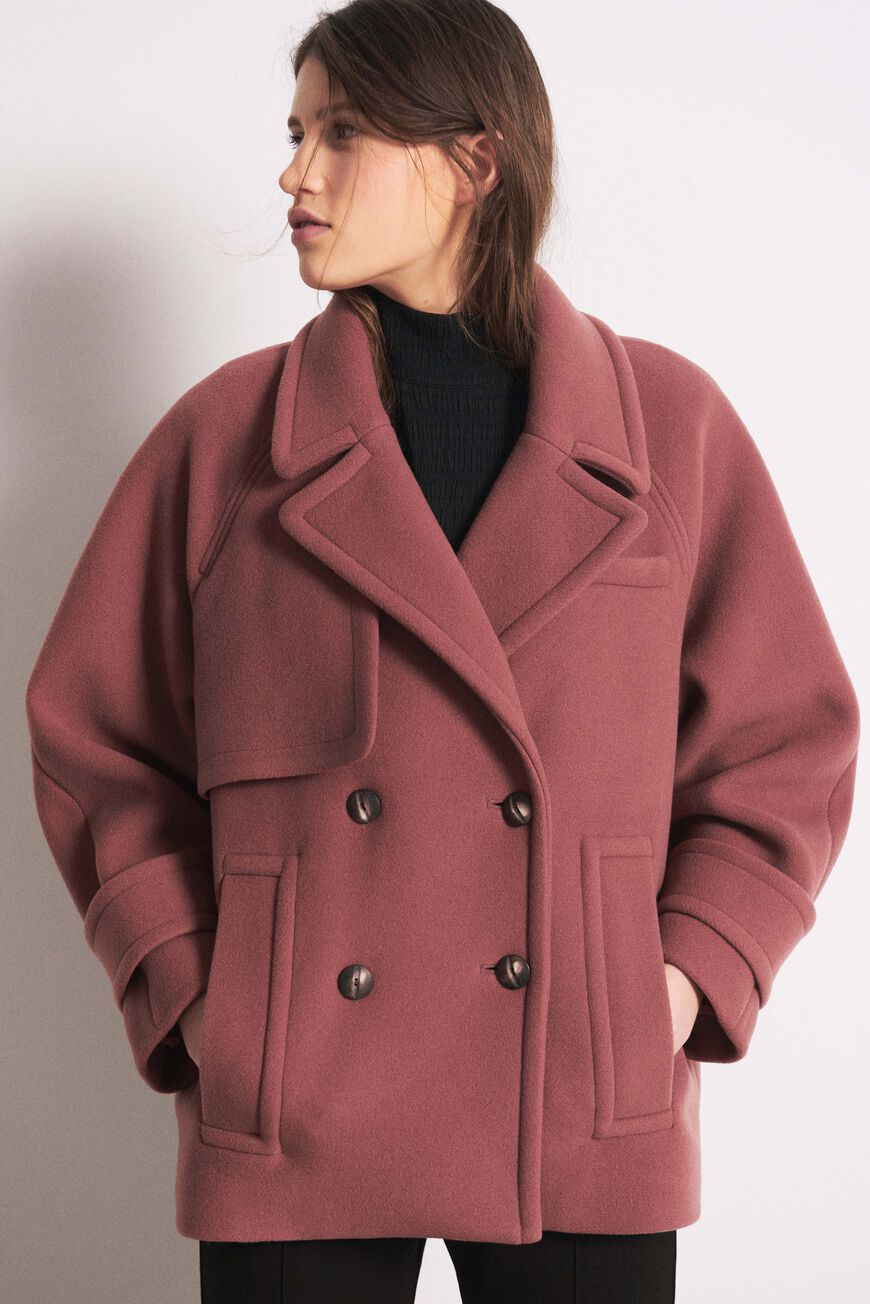pepite short coat pink