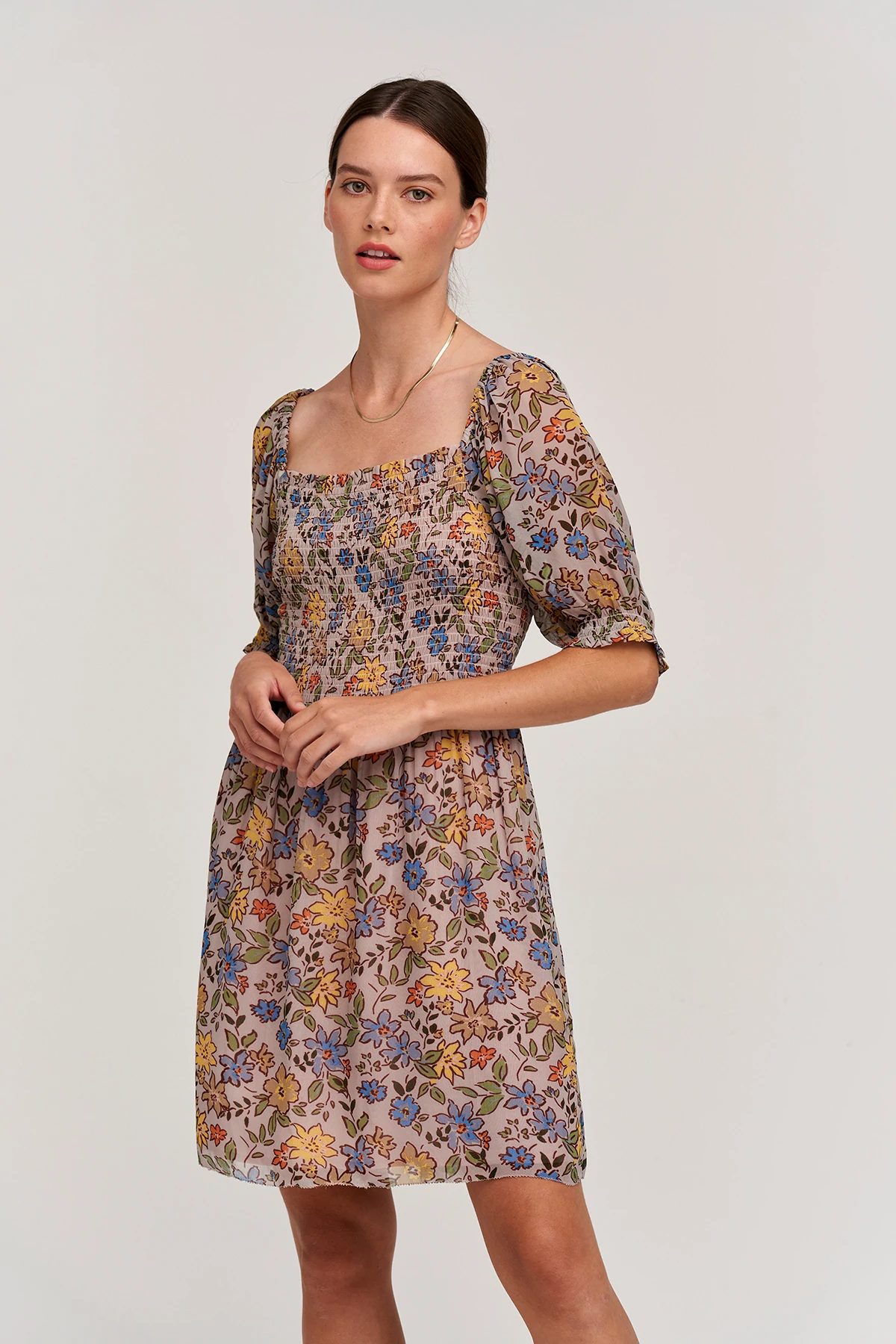 estella floral printe dress