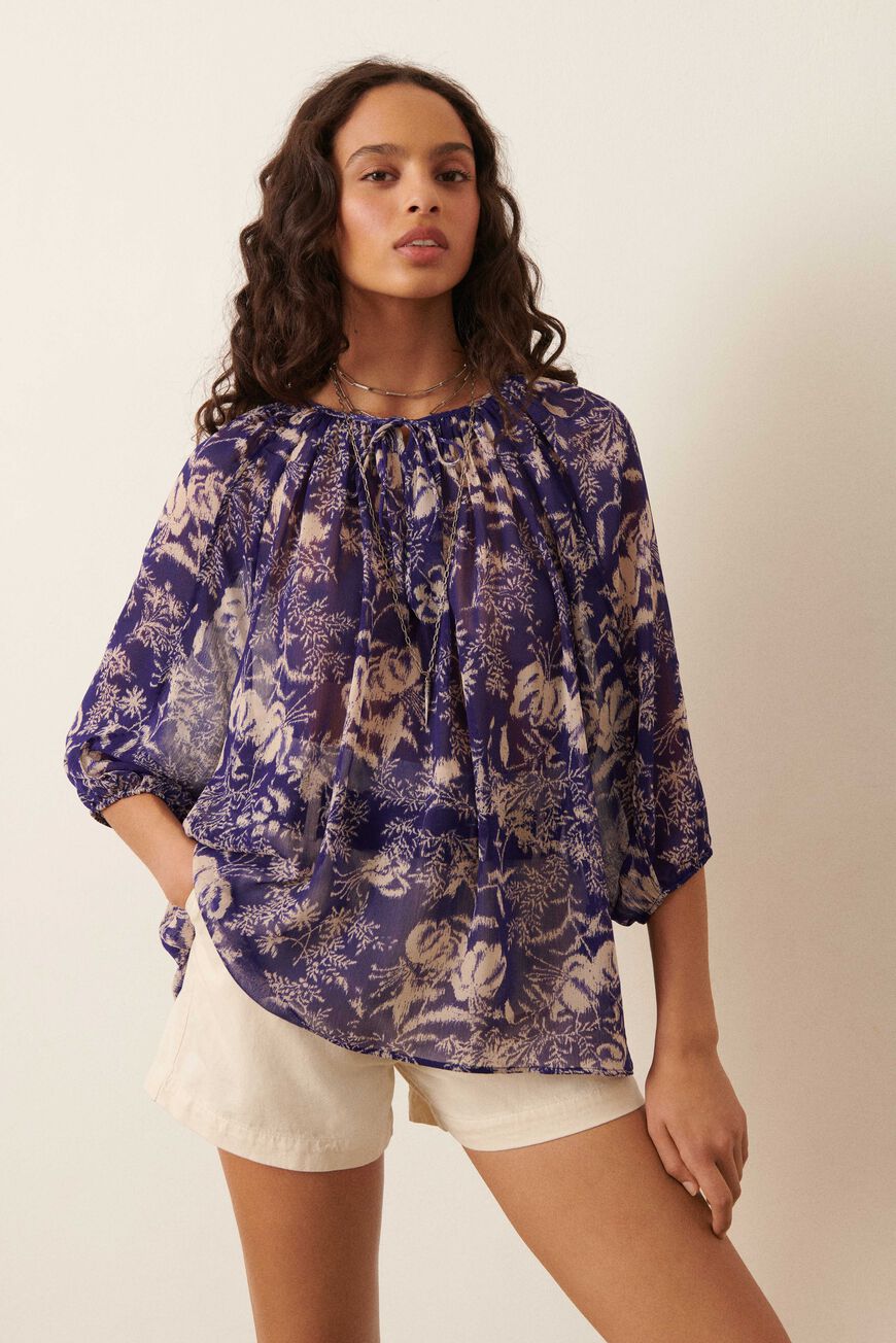 ulysse purple blouse