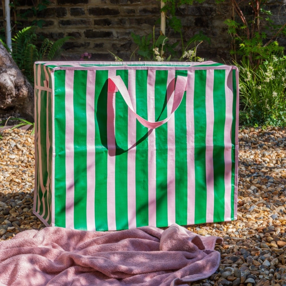 32261--Jumbo-storage bag-Pink-green-stripe-lifestyle.jpg